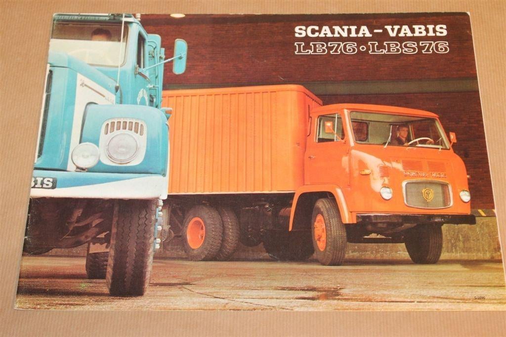 Zeldzame brochure - Scania-Vabis vrachtwagens LB 76, Ophalen of Verzenden, Zo goed als nieuw, Tractor en Landbouw