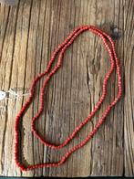 Ketting bloedkoraal, Gebruikt, Verzenden, Steen of Mineraal, Met edelsteen