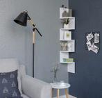 Hoek Wandrek  Wit  20x20x127,5 cm 5 Planken Modern, Ophalen, Zo goed als nieuw