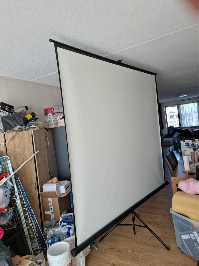 Projectiescherm met statief.  Merk celexon, Ophalen