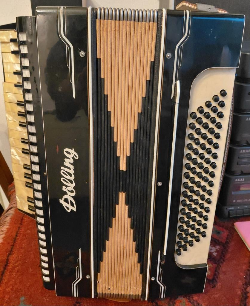 Herman Dolling Accordeon, Muziek en Instrumenten, Accordeons, Ophalen, Gebruikt, Overige merken