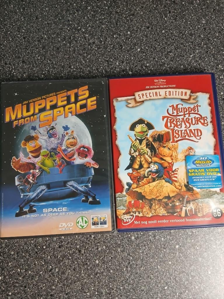 Muppets from Space (nieuw) en Muppet Treasure Island, Alle leeftijden, Ophalen of Verzenden, Nieuw in verpakking, Amerikaans