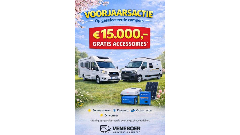Bürstner Lyseo Harmony Line I 690 - 5 gordels, Caravans en Kamperen, Campers, Ringverwarming, Fiat, Koelkast, Bedrijf