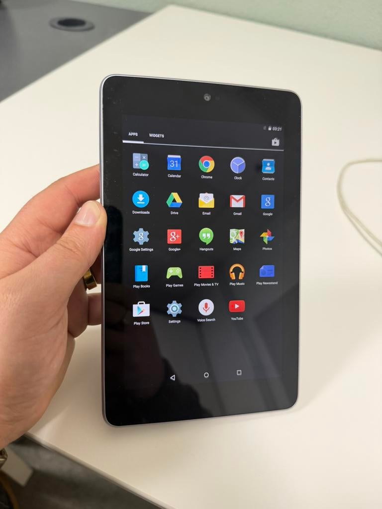 Google Nexus 7 Tablet 32GB Werkend Met Oplaadkabel - Android, 32 GB, Gps, Ophalen of Verzenden, Zo goed als nieuw