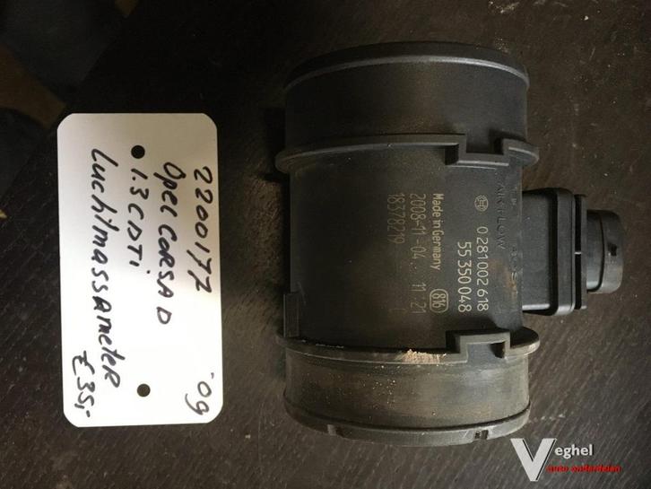 Opel Corsa D 2009 luchtmassameter 1.3 cdti, Auto-onderdelen, Motor en Toebehoren, Gebruikt, Ophalen of Verzenden