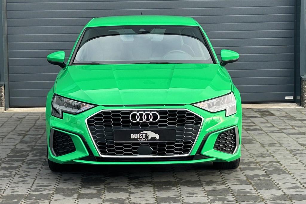 Audi A3 Sportback 40 TFSIe 204pk S-Line Competition 18" KEYL, Auto's, Audi, Gebruikt, Zwart, 4 cilinders, Leder en Stof