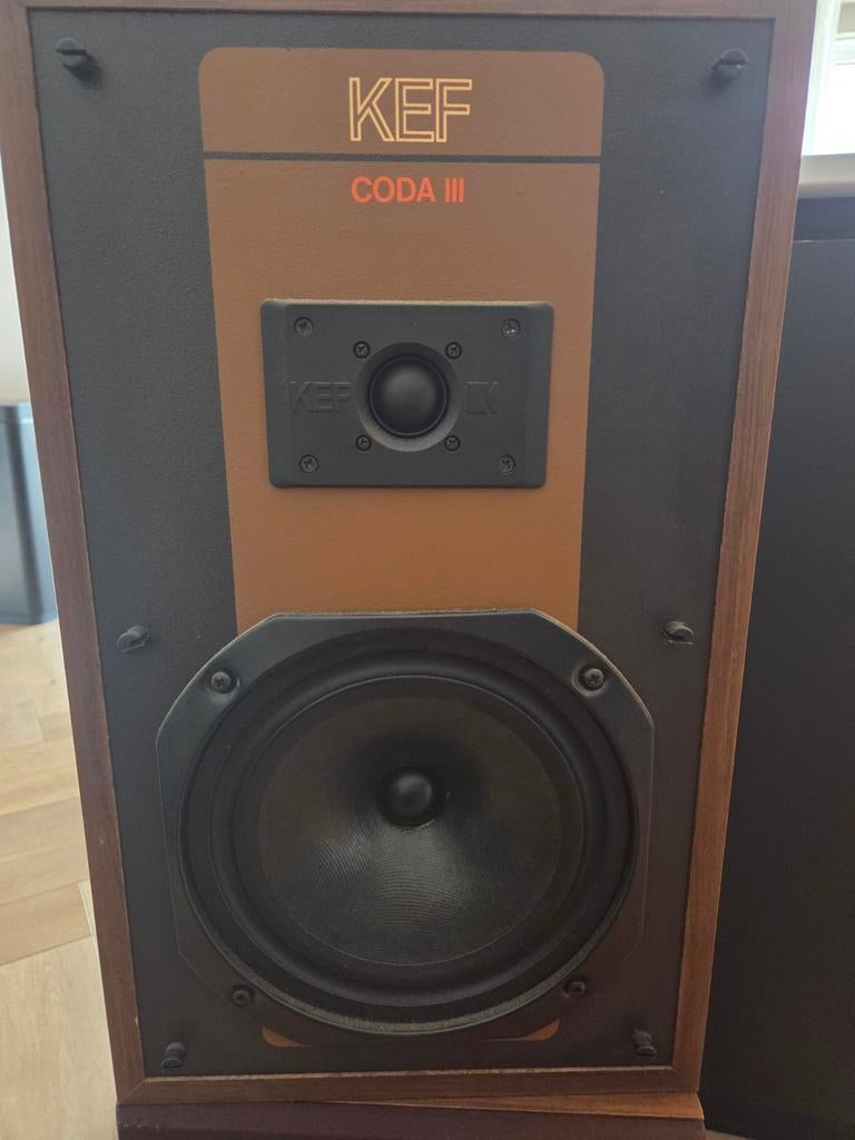 KEF Coda 3 Speakers, Audio, Tv en Foto, Luidsprekers, Ophalen, 60 tot 120 watt, Front, Rear of Stereo speakers, Overige merken