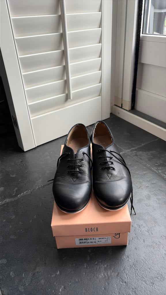 Bloch leren tapdans schoenen tapschoenen dames maat 39, Sport en Fitness, Dansen, Ophalen of Verzenden, Zo goed als nieuw, Schoenen