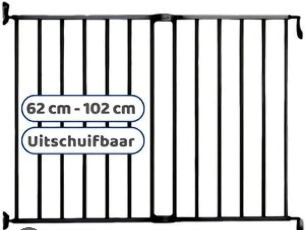 Ikea Patrull traphekjes uitschuifbaar 62-102 cm, Kinderen en Baby's, Traphekjes, Ophalen, 100 tot 115 cm, Zo goed als nieuw, Metaal of IJzer