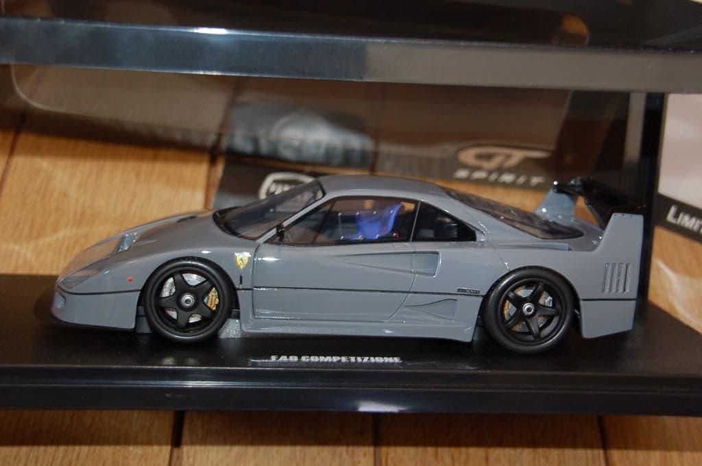 1:18 FERRARI F40 COMPETIZIONE grey GT spirit GT442 WRH, Verzenden, Zo goed als nieuw, Auto, Overige merken