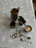 Verzilverd bestek en doopbeker, Ophalen