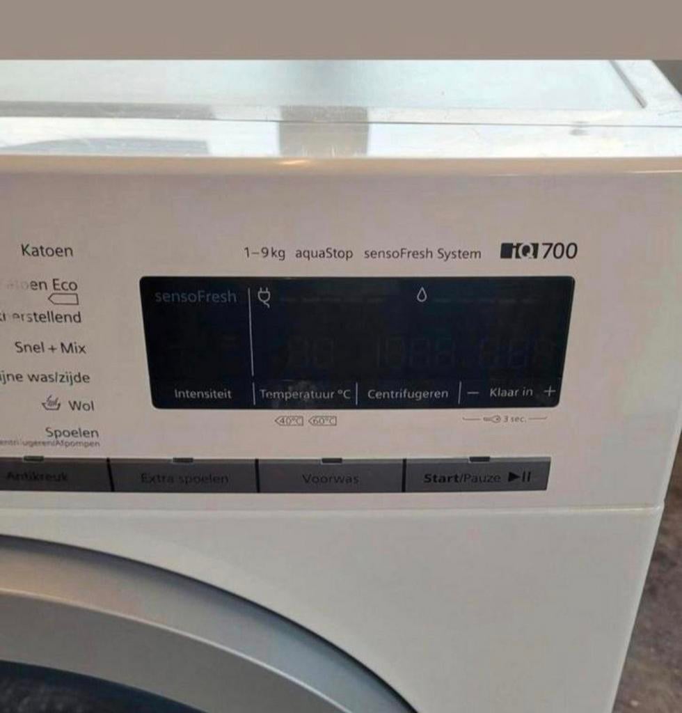 Siemens iQ700 Wasmachine 1-9kg aquaStop sensoFresh, 1200 tot 1600 toeren, Gebruikt, Info.nl@siemens-home.com, Carl-Wery-Straße 34, 81739 München, Duitsland