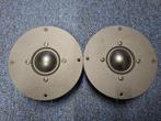 Twee stuks Huber DMR 35 dome tweeter with round front plate, Overige merken, Ophalen of Verzenden, Zo goed als nieuw, Minder dan 60 watt