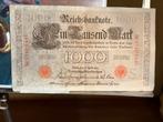 1000 Mark Reichsbanknote Duitsland 1910, Ophalen of Verzenden, Duitsland, Los biljet