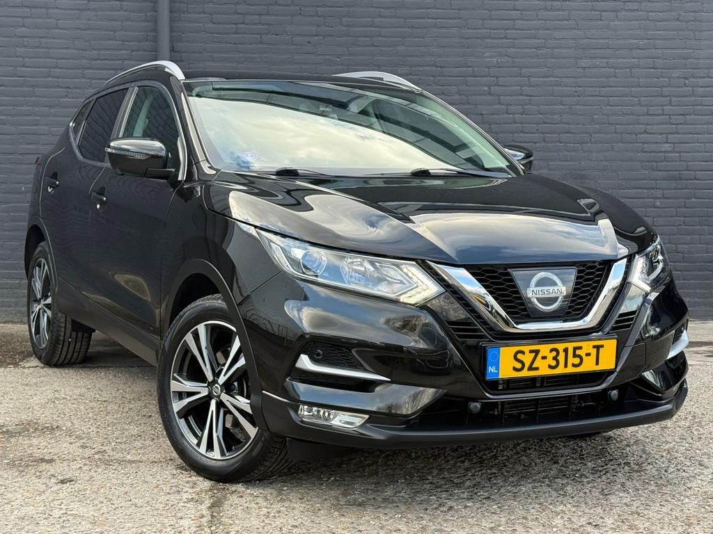 Nissan Qashqai 1.2 N-Connecta PANO | NAVI | CAMERA | PDC | A, Auto's, Nissan, Stof, Gebruikt, 116 pk, Zwart