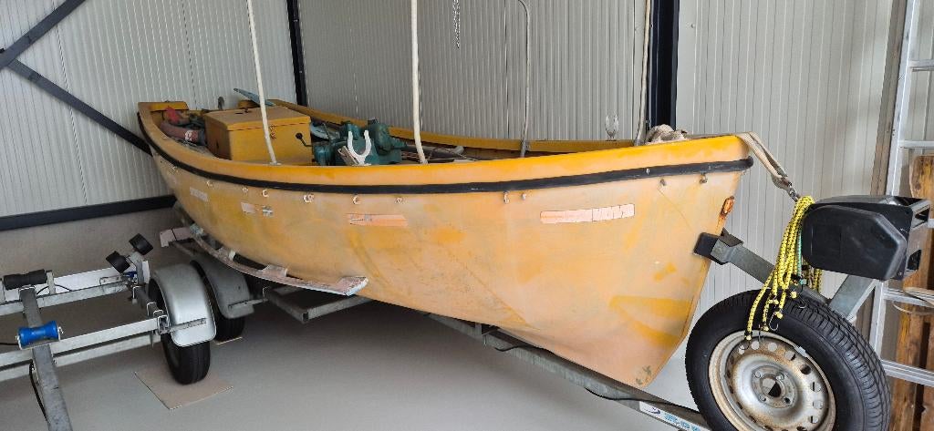 Reddingssloep Viking, Watersport en Boten, Ophalen, 10 tot 30 pk, Gebruikt, Binnenboordmotor