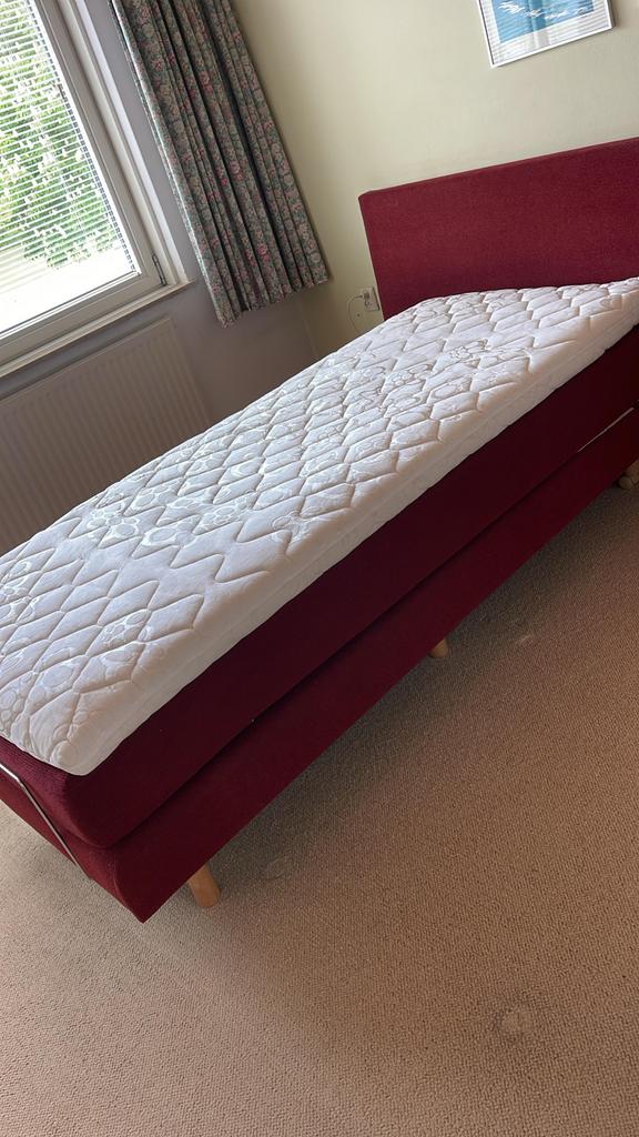 Auping boxspring 90 cm breed -, Ophalen, 90 cm, Eenpersoons, 210 cm