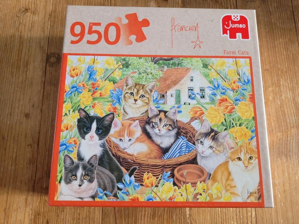 Katten puzzel Jumbo, Ophalen of Verzenden, 500 t/m 1500 stukjes, Zo goed als nieuw, Legpuzzel