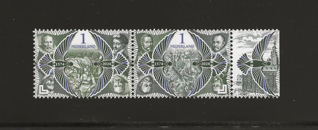 2024 Leidens ontzet met tanding 13 1/2 x 13 1/2 postfris, Verzenden, Na 1940, Postfris