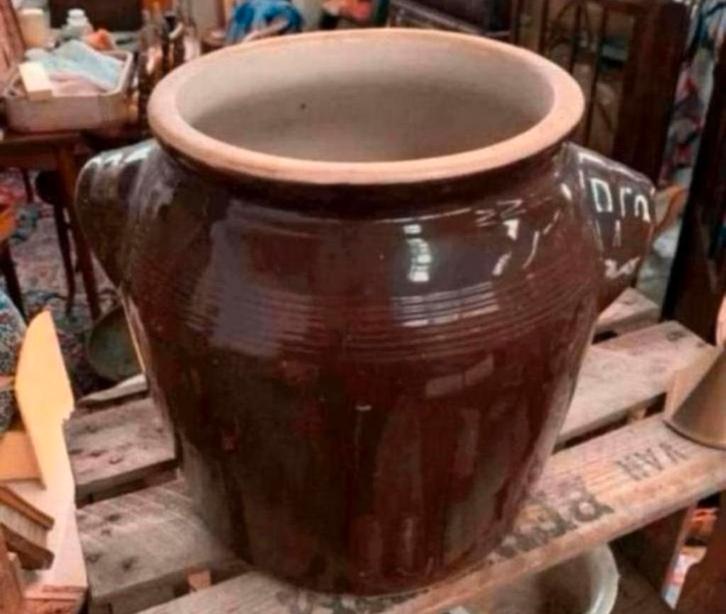 Vaas grespot Grote mooie oude echte grespot voor verzamelaar, Huis en Inrichting, Woonaccessoires | Vazen, Ophalen of Verzenden