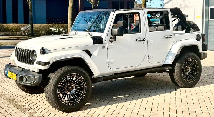 ‼️JEEP WRANGLER JK SAHARA 2026‼️ FACELIFT LOOK NIEUW MODEL‼️, Auto's, Jeep, Bedrijf, Wrangler, 4x4, ABS, Achteruitrijcamera, Airbags