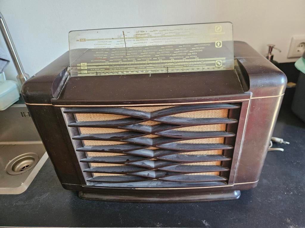 Philips BX 462A Vintage Radio - Made in Holland, Ophalen, Gebruikt, Radio