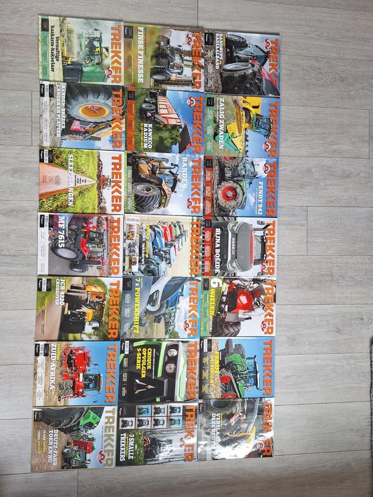 Grote stapel TREKKER Magazine, Ophalen, Zo goed als nieuw, Overige typen