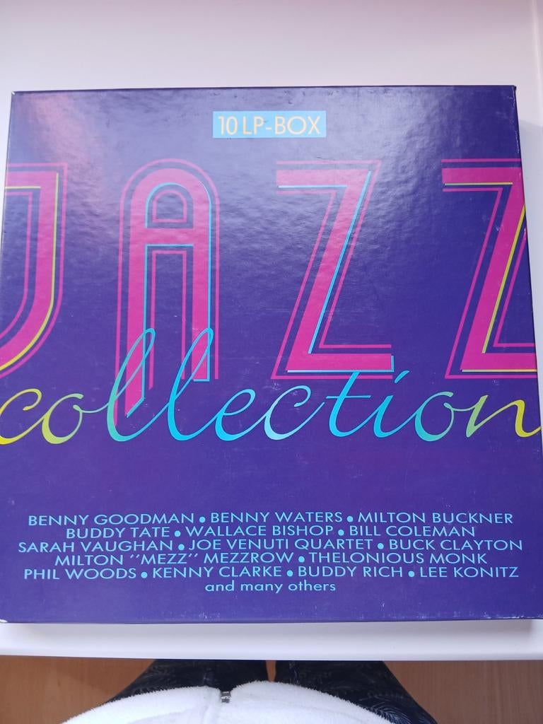 Jazz collection 10 lp.box, Ophalen, Zo goed als nieuw, 12 inch