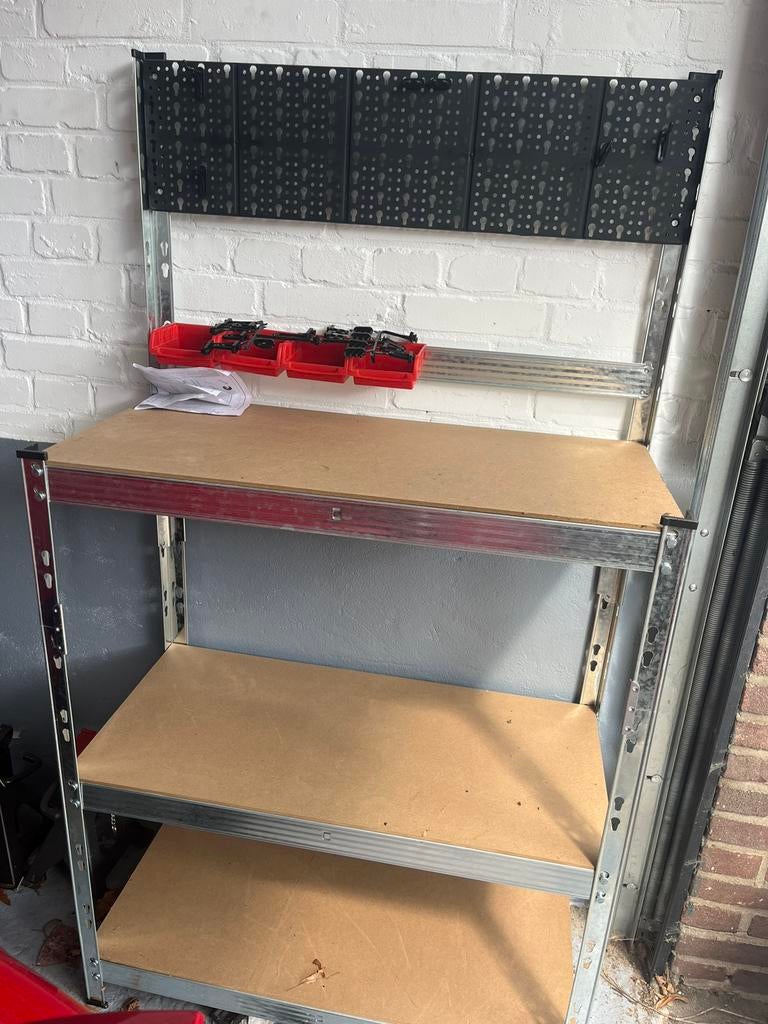 Werkbank 77 breed 38 diep, Doe-het-zelf en Verbouw, Werkbanken, Ophalen, Zo goed als nieuw