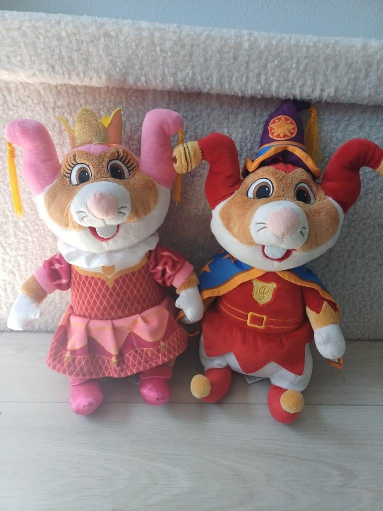 Prins en Prinses Knuffels - Sprookjesfiguren, Overige merken, Overige karakters, Konijn, Ophalen of Verzenden