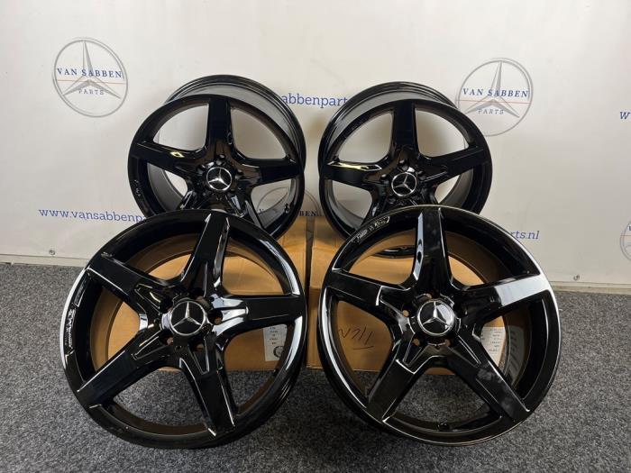 Sportvelgen Set van een Mercedes SLK, Gebruikt, -, -, 3 maanden garantie