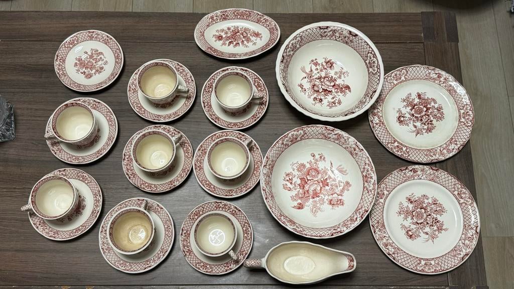 Mason's Stratford serviesdelen, Gebruikt, Keramiek, Ophalen of Verzenden, Overige stijlen
