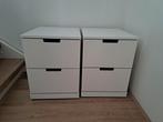 Twee Ikea Nordli ladekastjes nachtkastjes, Ophalen of Verzenden, Zo goed als nieuw