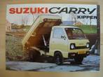 Suzuki Carry Kipper Brochure ca 1980, Ophalen of Verzenden, Overige merken, Suzuki, Zo goed als nieuw