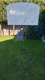 Kamerlamp met Unieke Kap van 100cm, Ophalen, Modern Design, Zo goed als nieuw, Stof