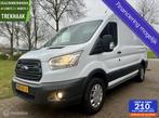 Ford Transit 350 2.0 TDCI 131PK L2H2 trekhaak Trend, Auto's, Achterwielaandrijving, 4 cilinders, Wit, Bedrijf