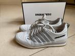 DSQUARED2 sneakers wit-zilver glitter mt. 38, Wit, Ophalen of Verzenden, Sneakers of Gympen, Zo goed als nieuw