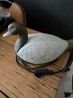 Eenden lamp met glas, Ophalen, Zo goed als nieuw, Glas, Minder dan 50 cm