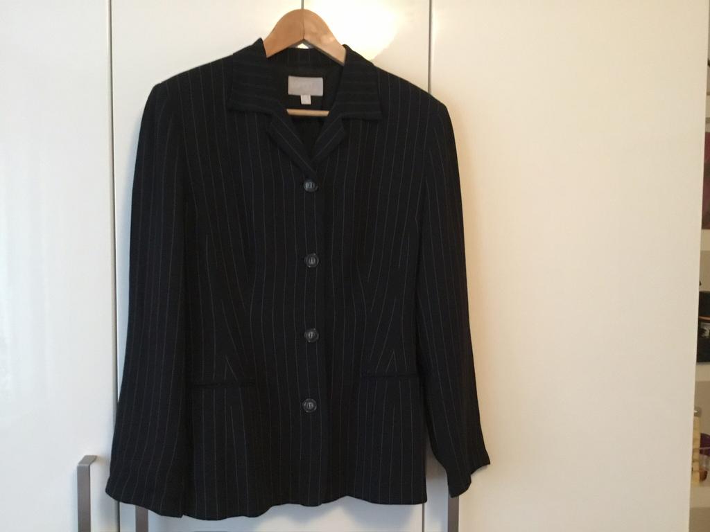 Zwart esprit jasje maat 38, Kleding | Heren, Kostuums en Colberts, Ophalen, Zo goed als nieuw, Zwart