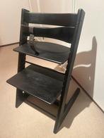 Stokke tripp trapp met beugel en leertje, Ophalen, Gebruikt, Meegroeistoel, Aanschuifbaar