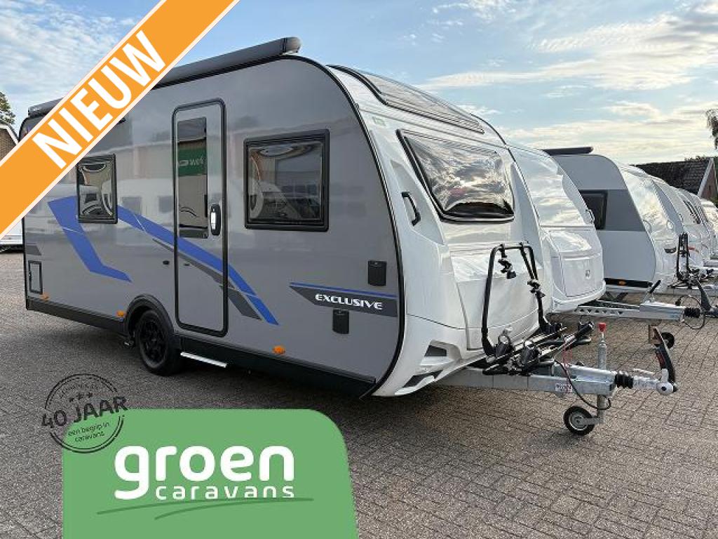 Voorjaarsactie! Caravelair Exclusive-Line 475 mover / luifel, Rondzit, Overige typen, 5 tot 6 meter, Caravelair