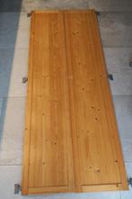 2 Lundia paneeldeuren 80 cm breed 208 cm hoog, Ophalen, Gebruikt