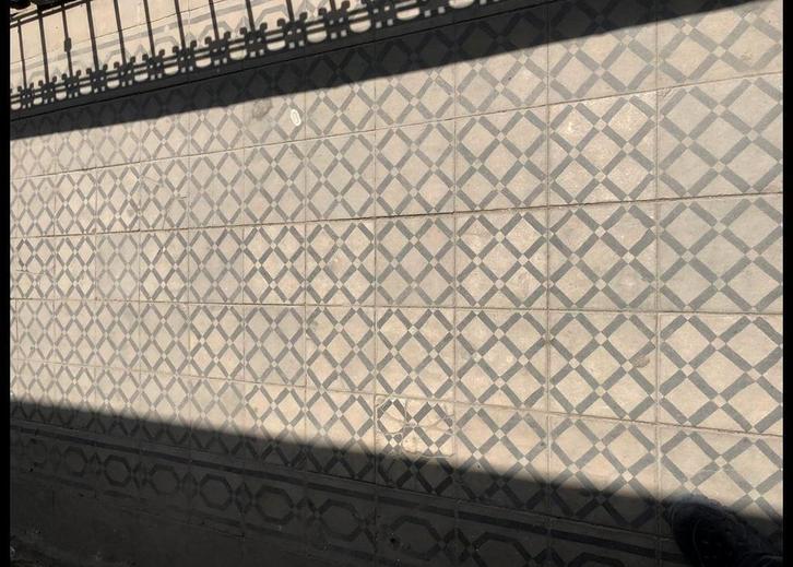 ANTIEKE CEMENT TEGELS 20X20CM, Huis en Inrichting, Stoffering | Vloerbedekking, Nieuw, Ophalen of Verzenden