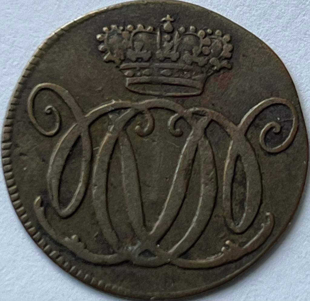 Nassau-Oranje heller 1791, Ophalen of Verzenden, Duitsland, Losse munt