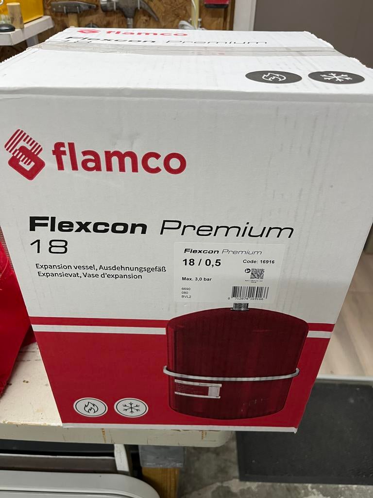 Flamco Flexcon Premium 18 expansievat, Ophalen, Minder dan 30 cm, Overige typen, Nieuw