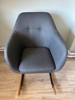 Leuke schommelstoel Hout/Stof - Grijs, Ophalen, Zo goed als nieuw, Hout, Eén