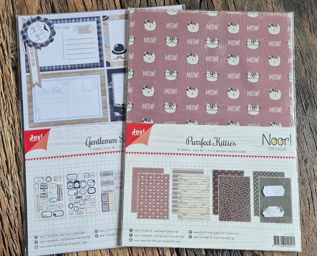 2 pakketjes van Noor design, Ophalen of Verzenden, Zo goed als nieuw, Dieren, Knipvel