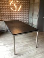 Eetkamertafel  RVS met graniet blad, Ophalen, Overige materialen, Modern design, Gebruikt
