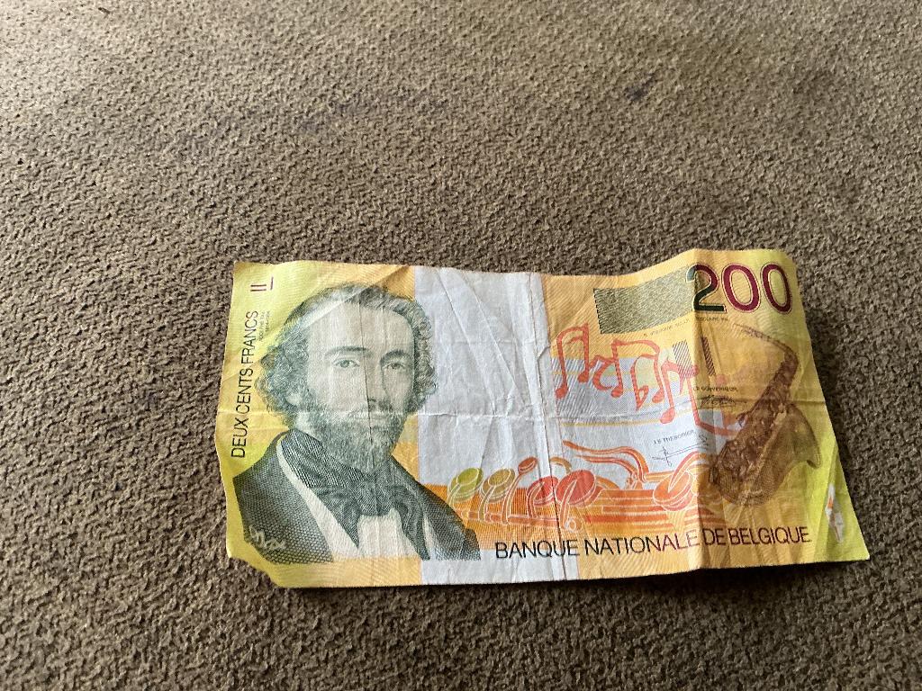 200 Frank Belgische biljet uit de Jaren 90, Postzegels en Munten, Bankbiljetten | België, Ophalen of Verzenden, Los biljet