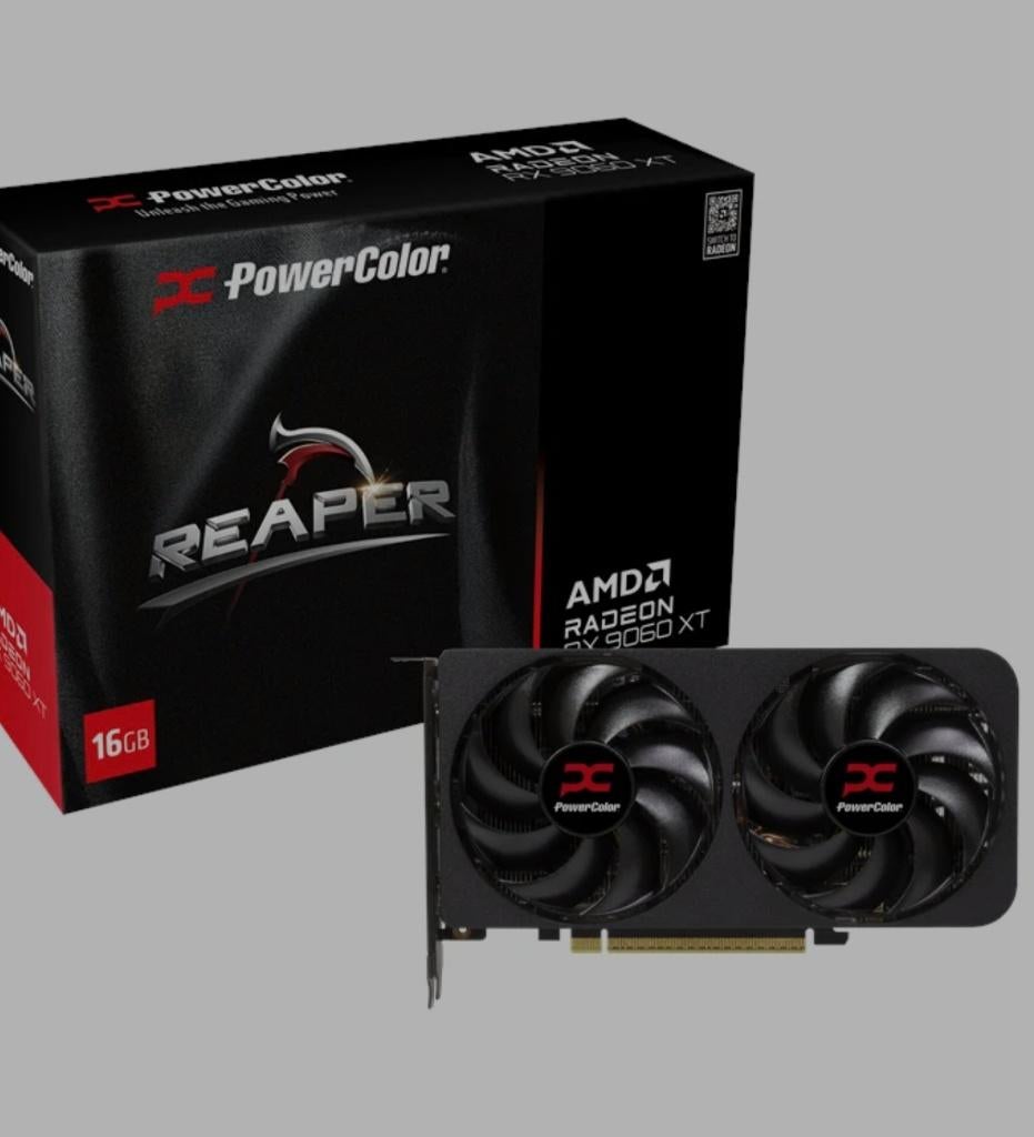 AMD RX 9060 XT POWERCOLOR REAPER 16GB, Computers en Software, Videokaarten, Ophalen, AMD, GDDR6, PCI-Express 4